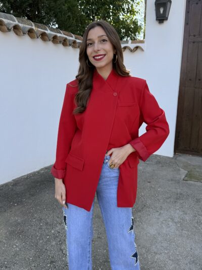 Blazer Cruzada Rojo