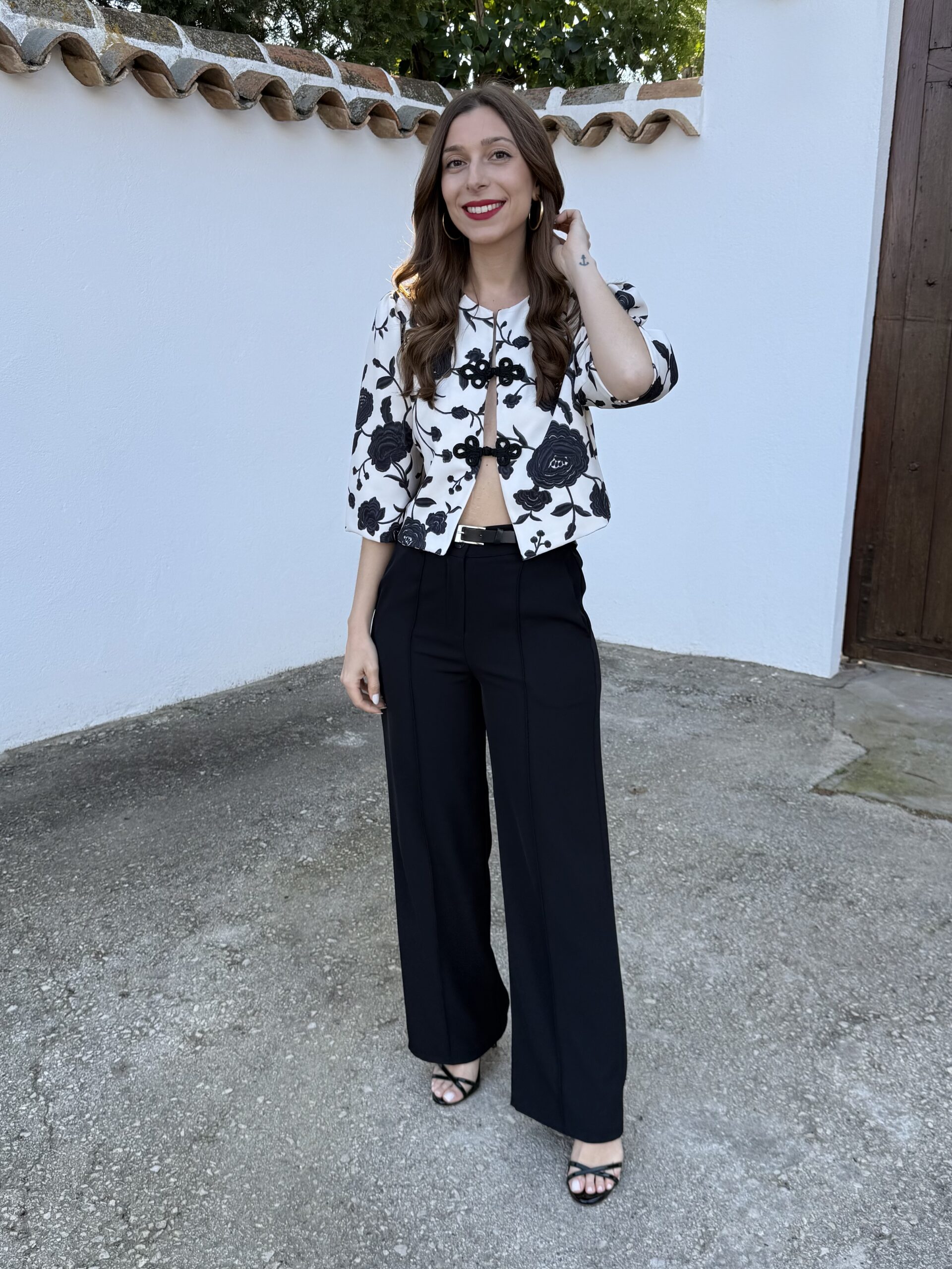 Pantalón Traje Cinturón Negro - Imagen 4