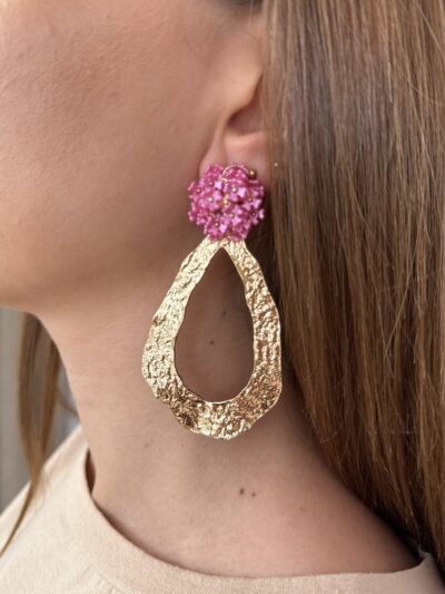 Pendiente Glam Dorado