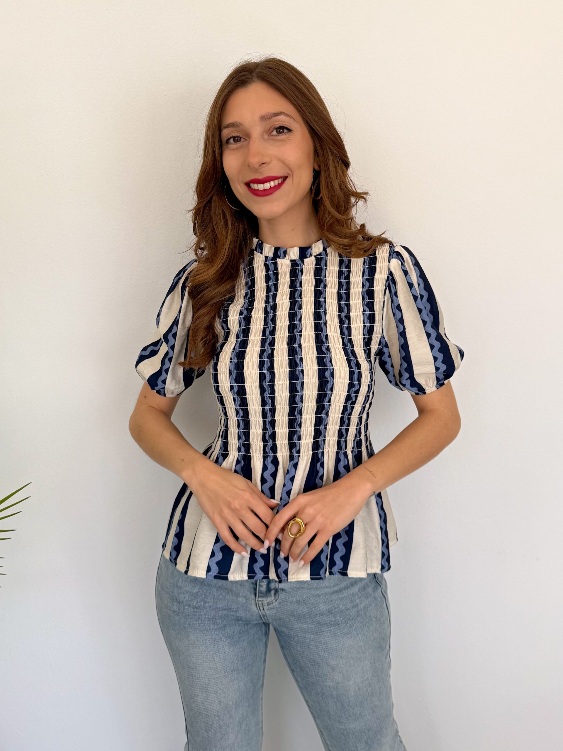 Blusa Mauri Azul Marino - Imagen 4