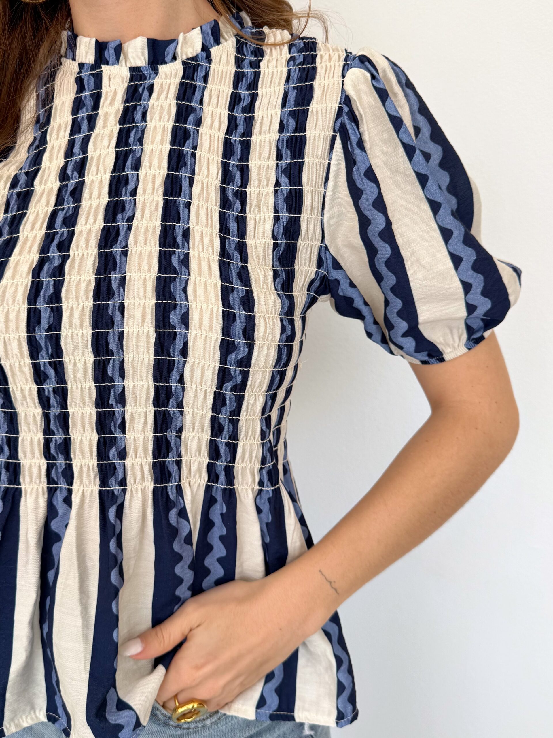 Blusa Mauri Azul Marino - Imagen 2