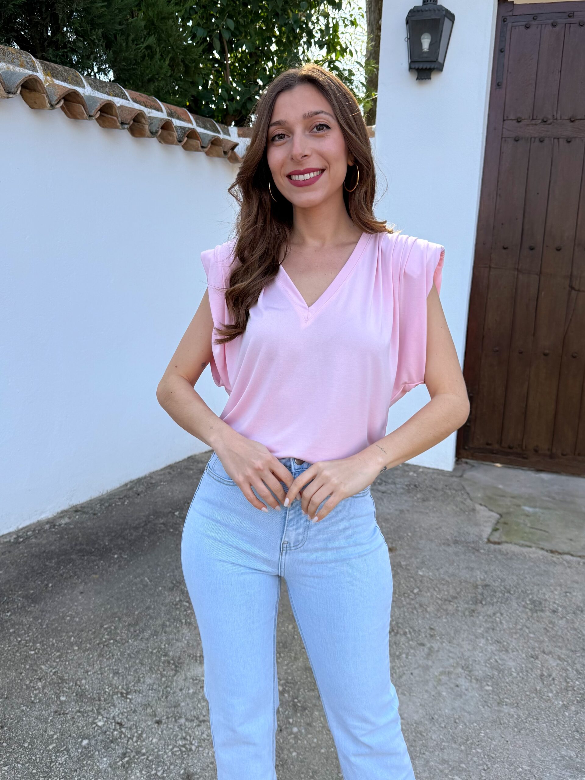 Camiseta Hombreras Pico Rosa - Imagen 4