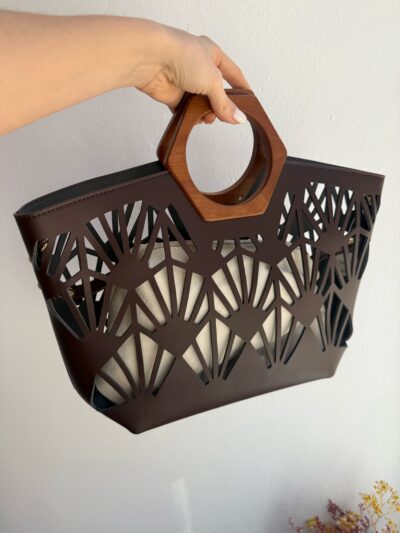 Bolso Cut Out Choco