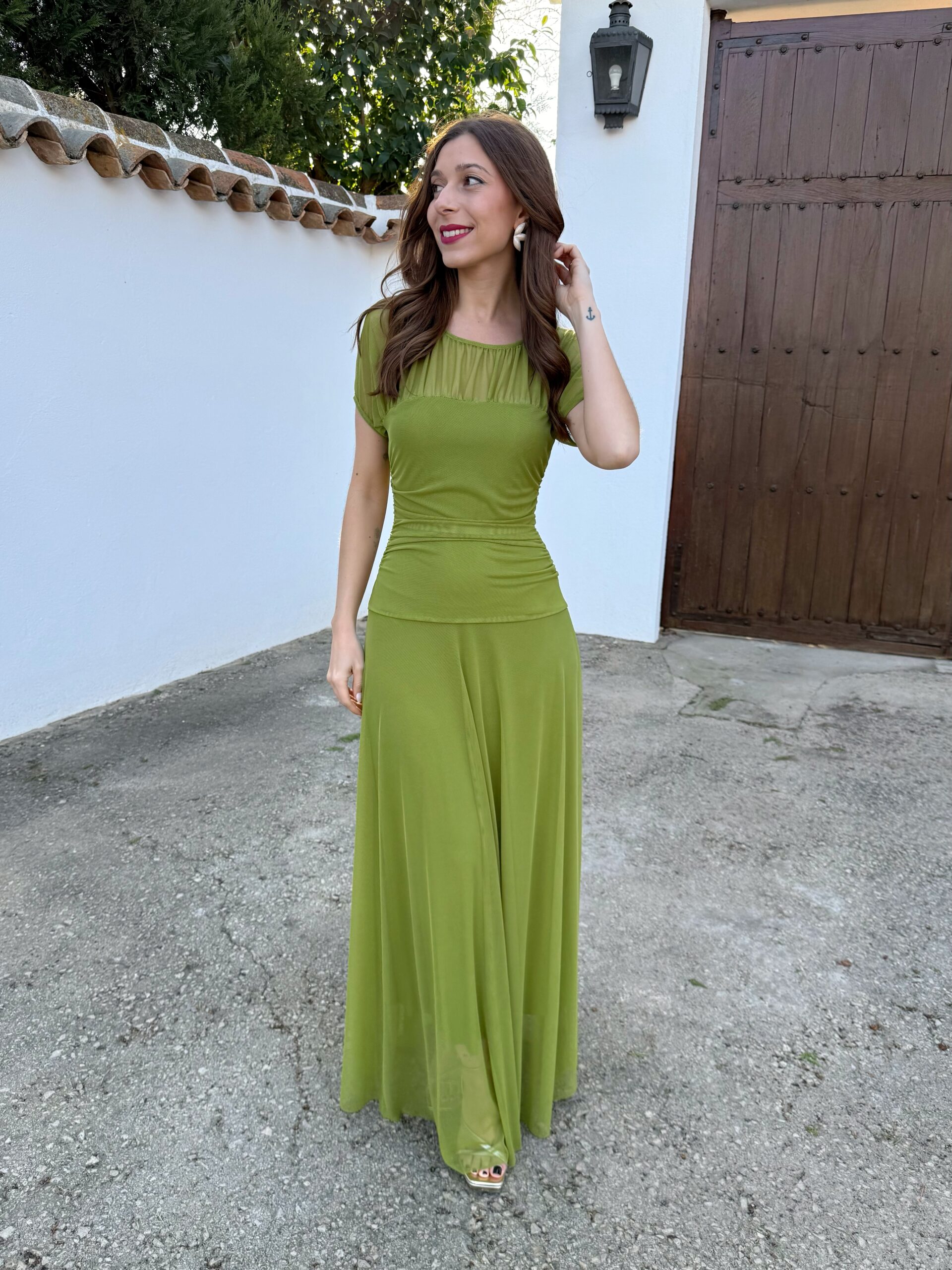 Vestido Esperanza Verde - Imagen 5