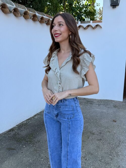 Camisa Georgia Verde - Talla única