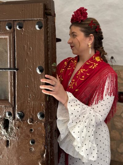 Vestido Rocio Lunares Blanco