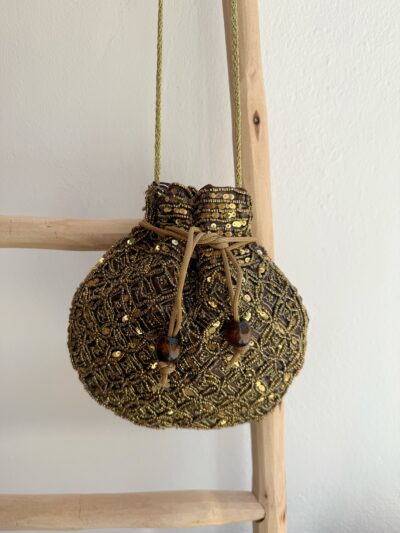 Bolso Joya Dorado/Choco