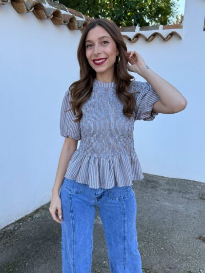 Blusa Sunset Azul - Talla única