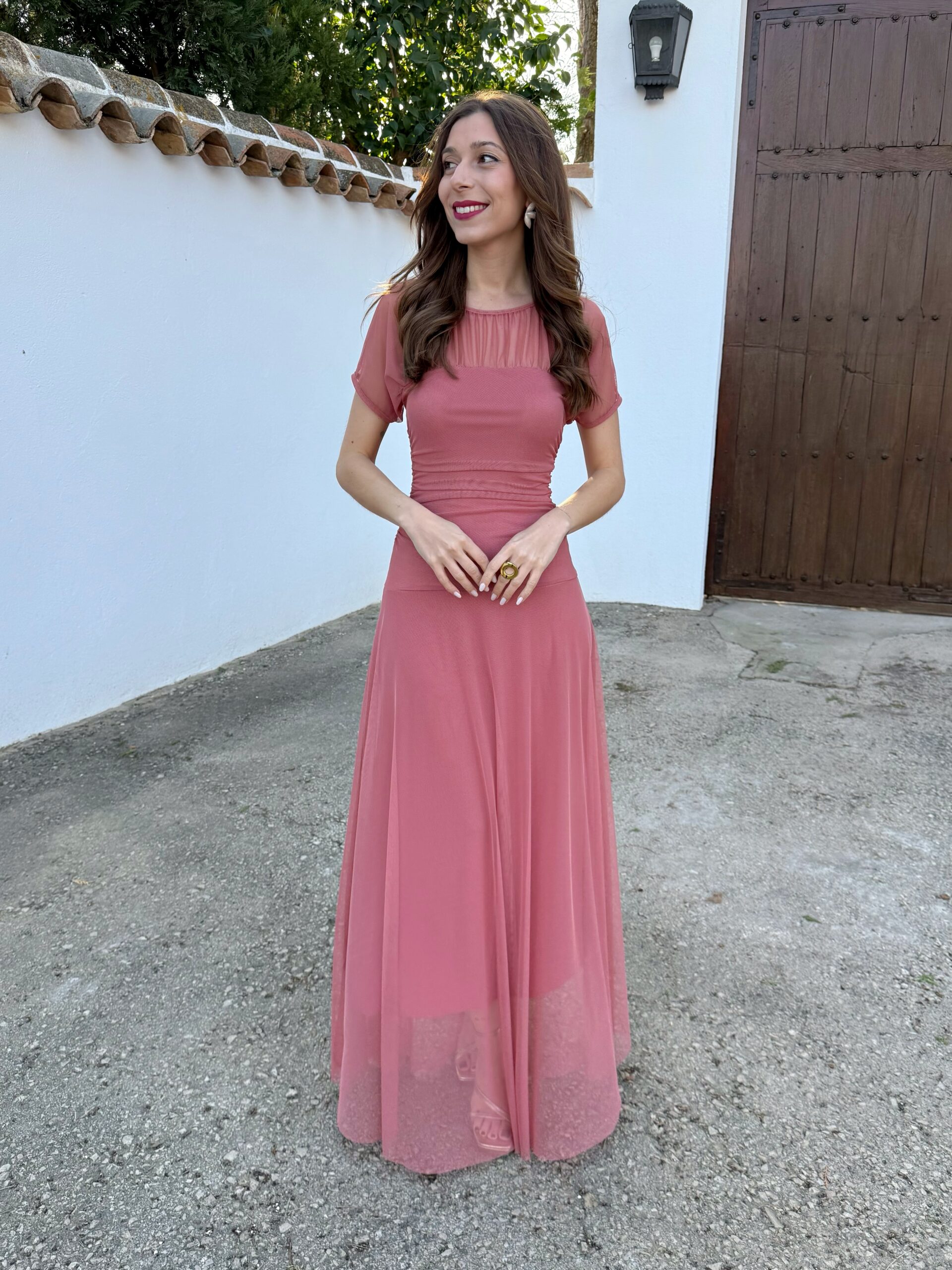 Vestido Esperanza Salmón - Imagen 6