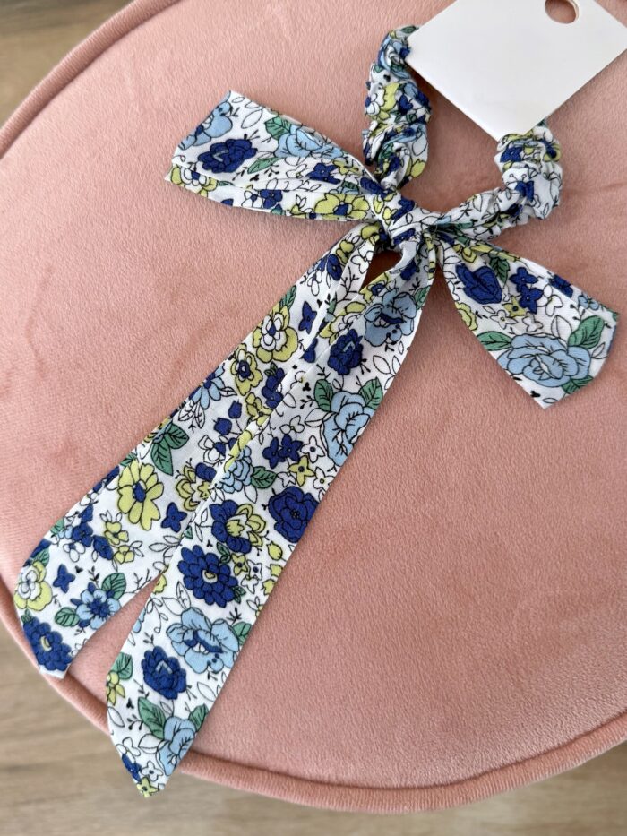 Coletero Lazo Flores Azul
