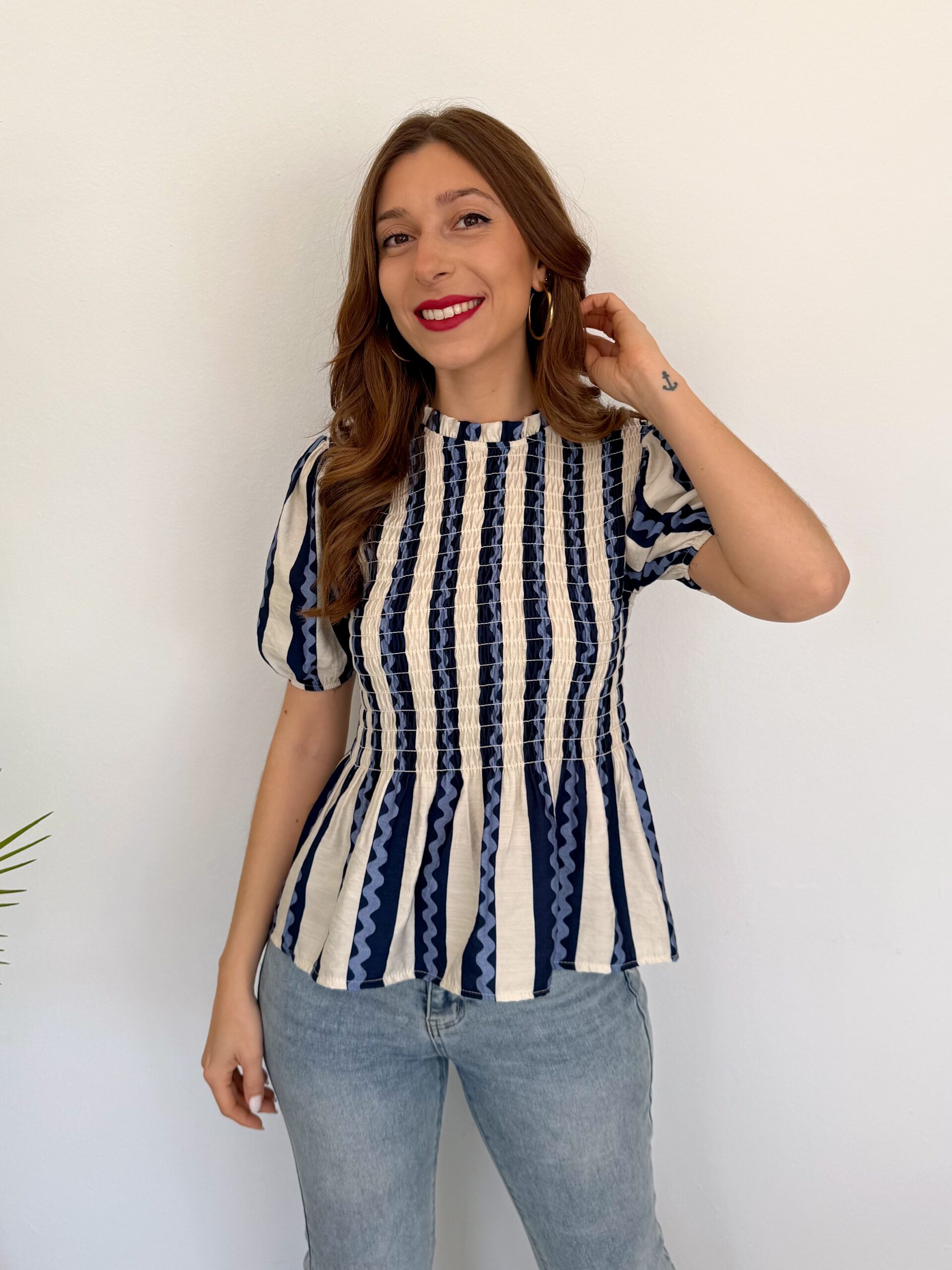 Blusa Mauri Azul Marino - Imagen 3