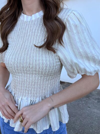 Blusa Sunset Amarillo Pastel - Talla única