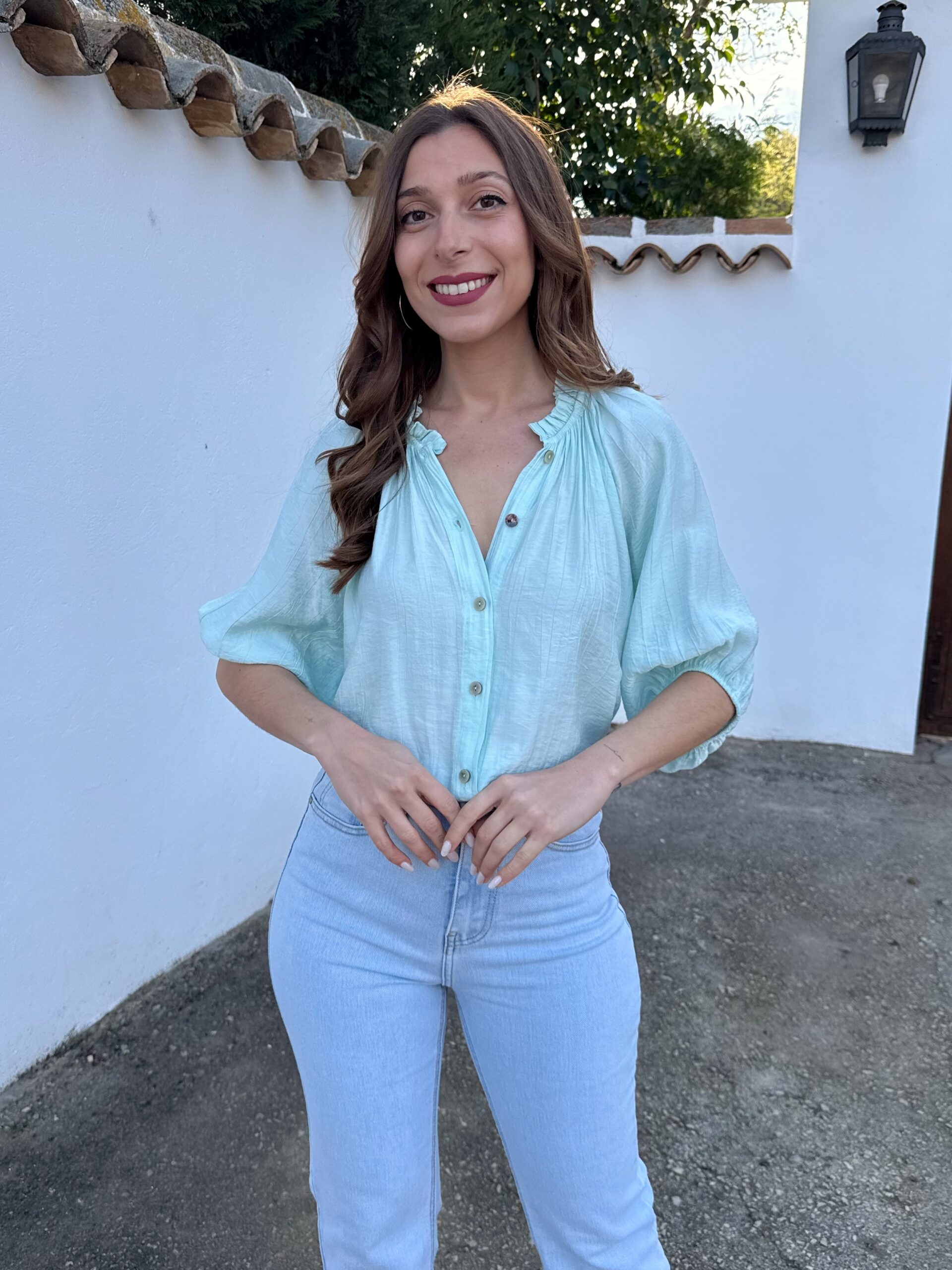 Camisa Fluida Diana Verde