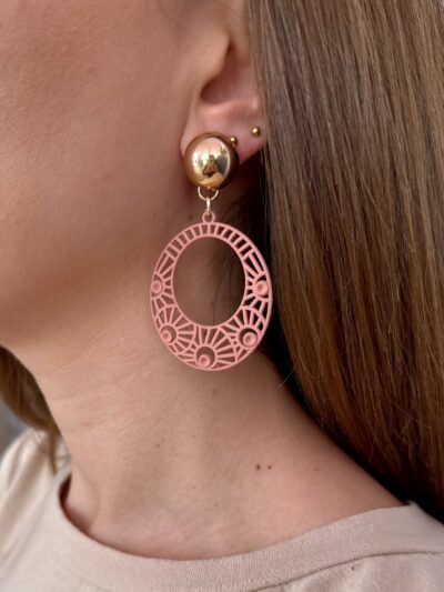 Pendiente Raquel Rosa