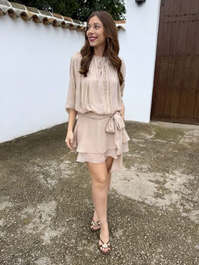 Vestido Saphir Beige