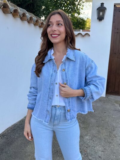 Chaqueta Vaquera Azul Lavado