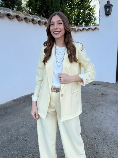 Americana Amelie Amarillo Pastel - M