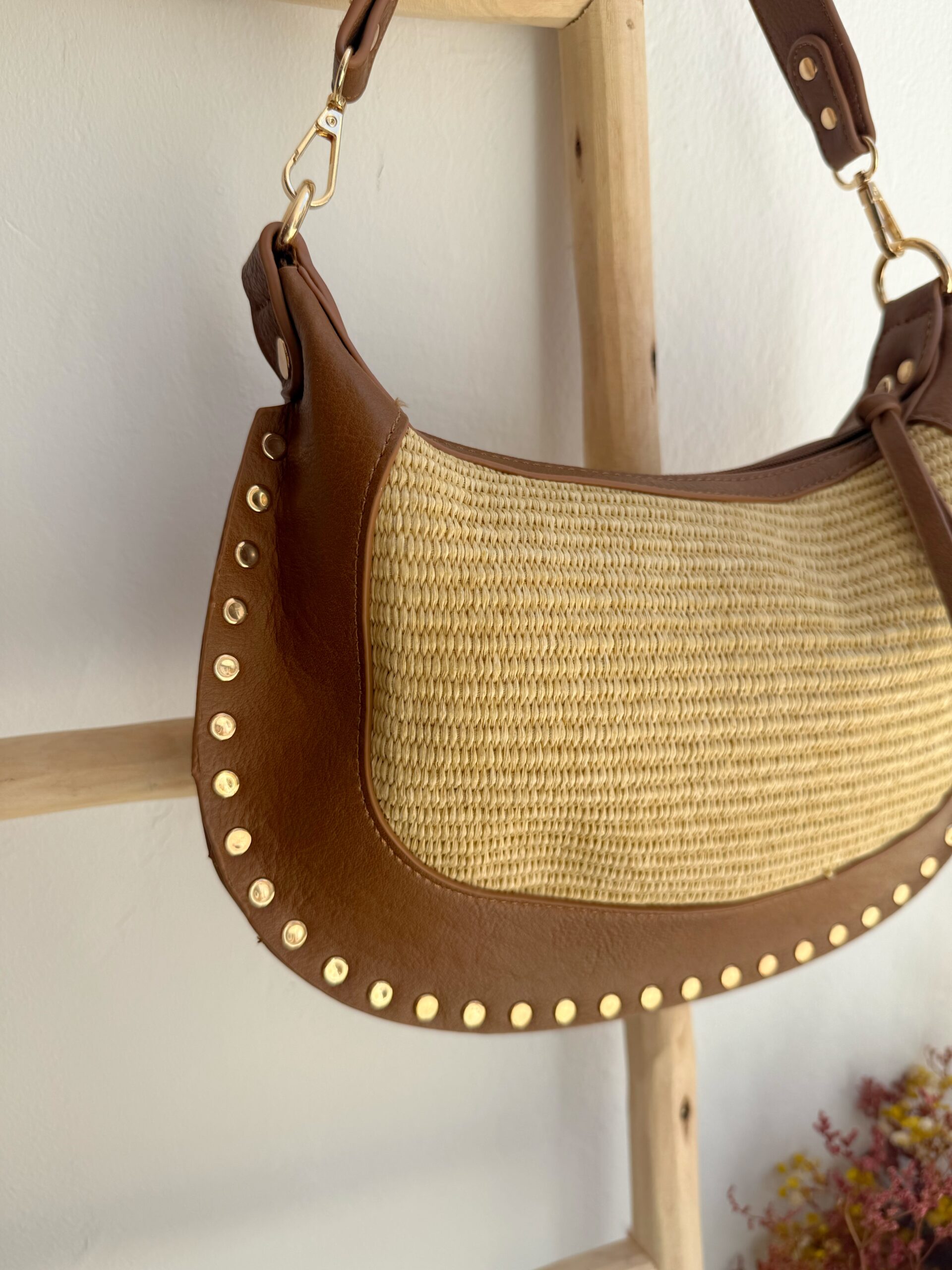 Bolso Ribete Camel - Imagen 3