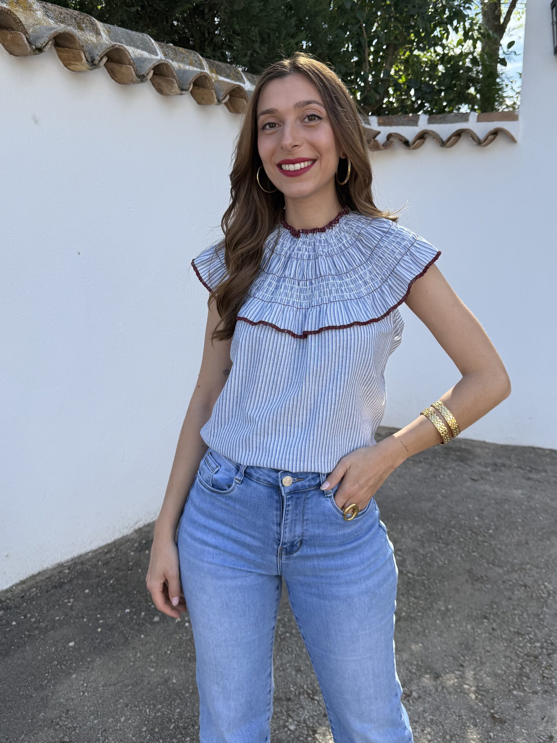 Blusa Tulum Azul - Imagen 2