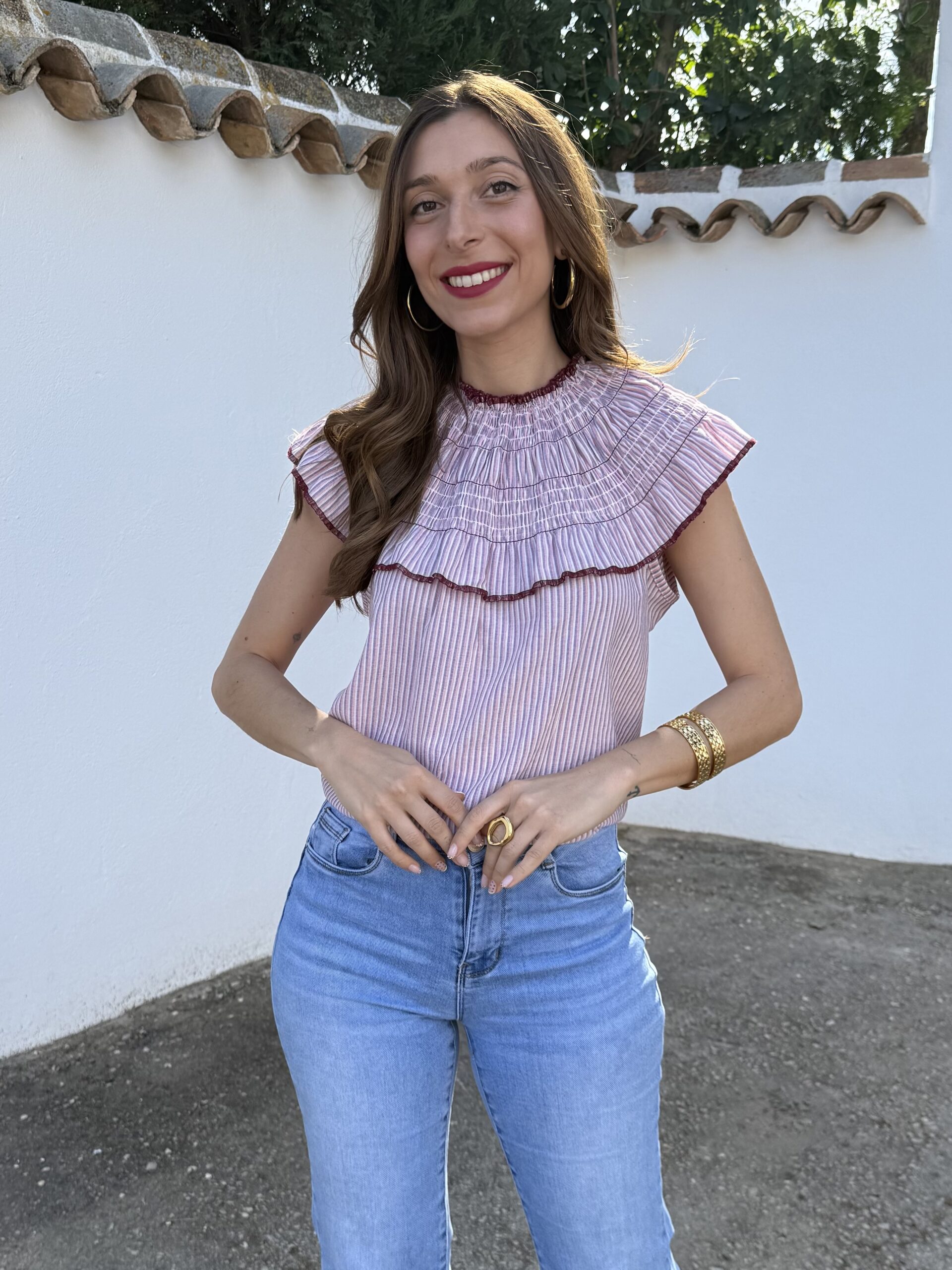 Blusa Tulum Vino - Imagen 3