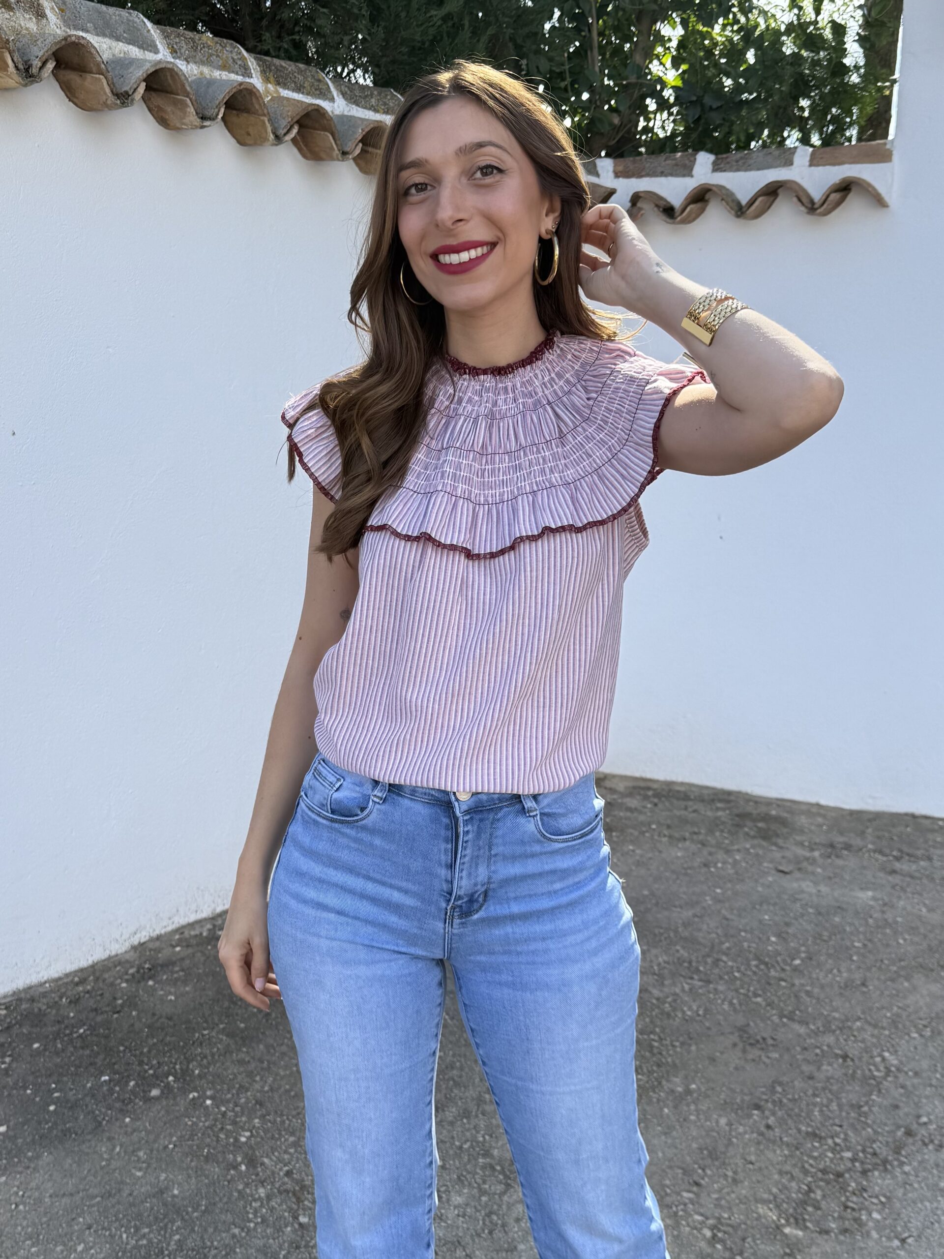 Blusa Tulum Vino - Imagen 4