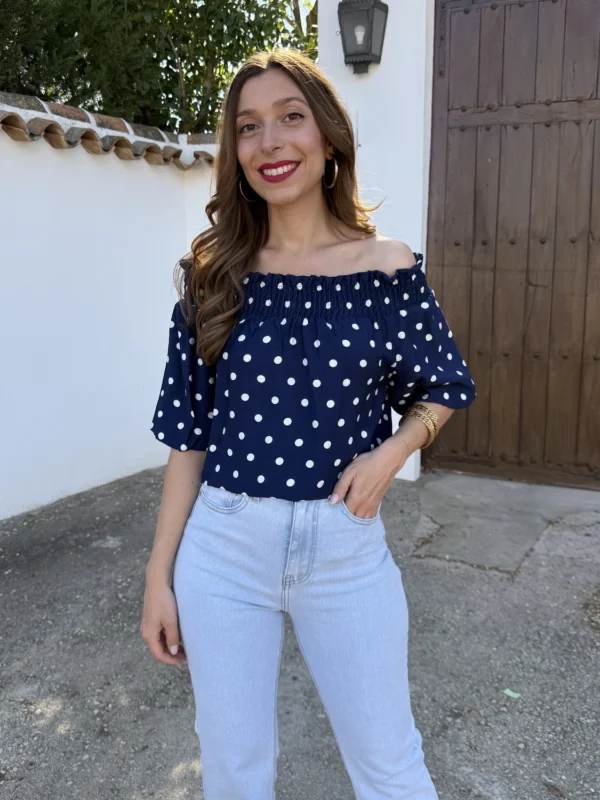 Top Medrano Azul - Talla única