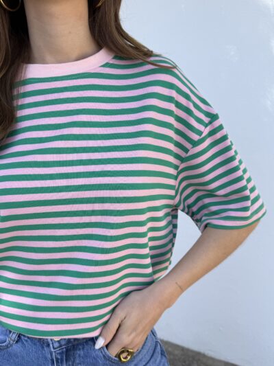 Camiseta Marsella Rosa/Verde