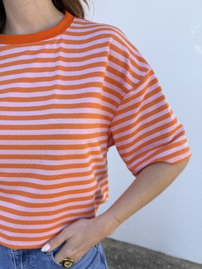 Camiseta Marsella Rosa/Naranja - Talla única