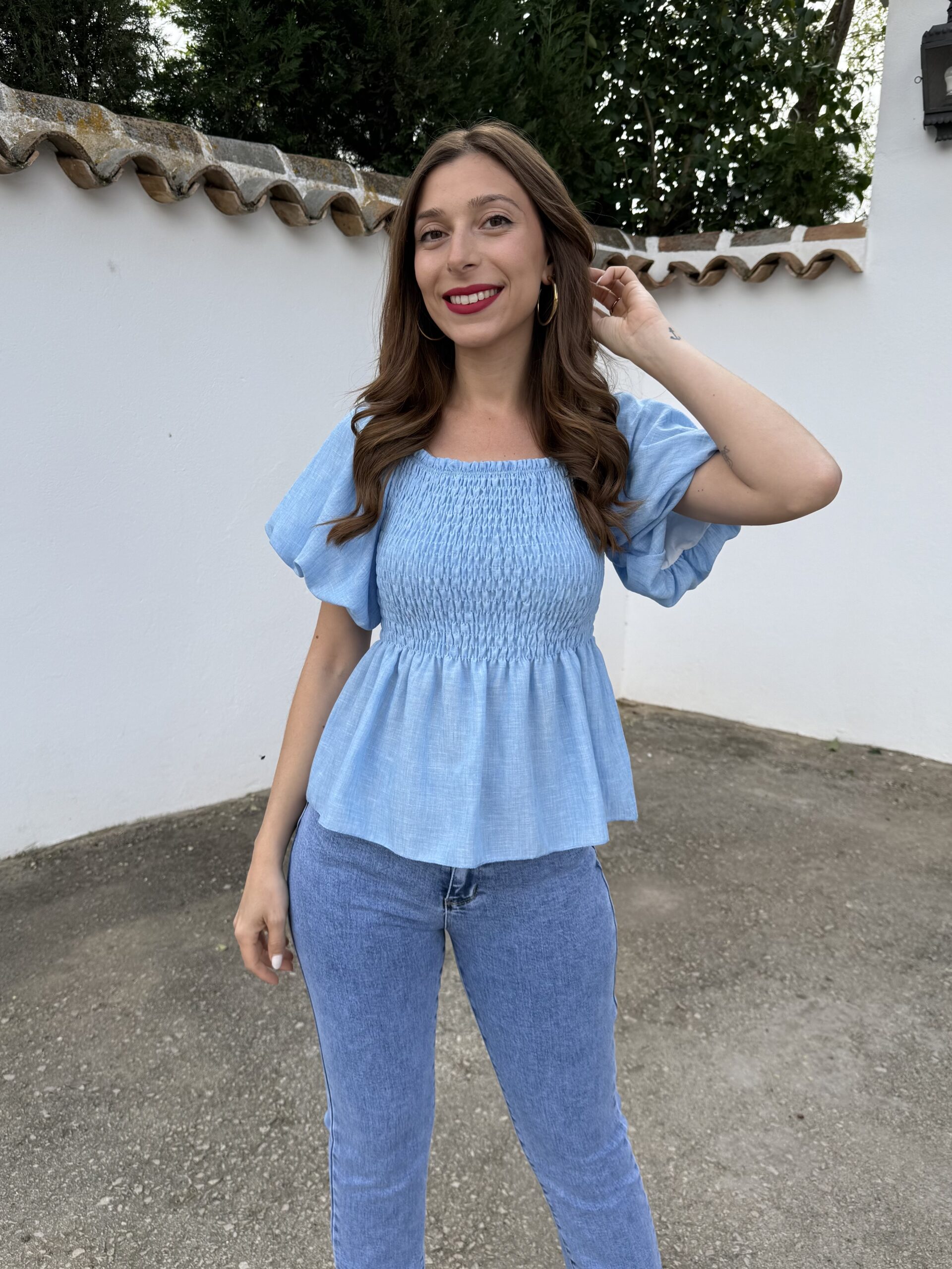 Blusa Lirio Azul - Imagen 5