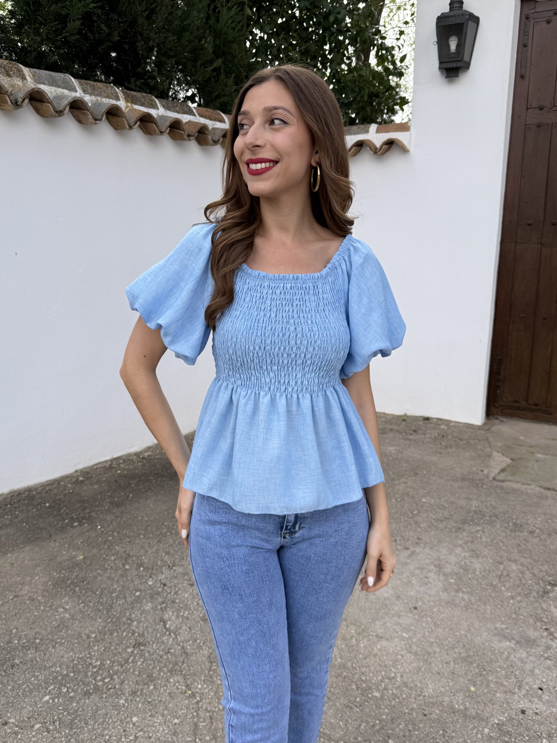 Blusa Lirio Azul - Imagen 2