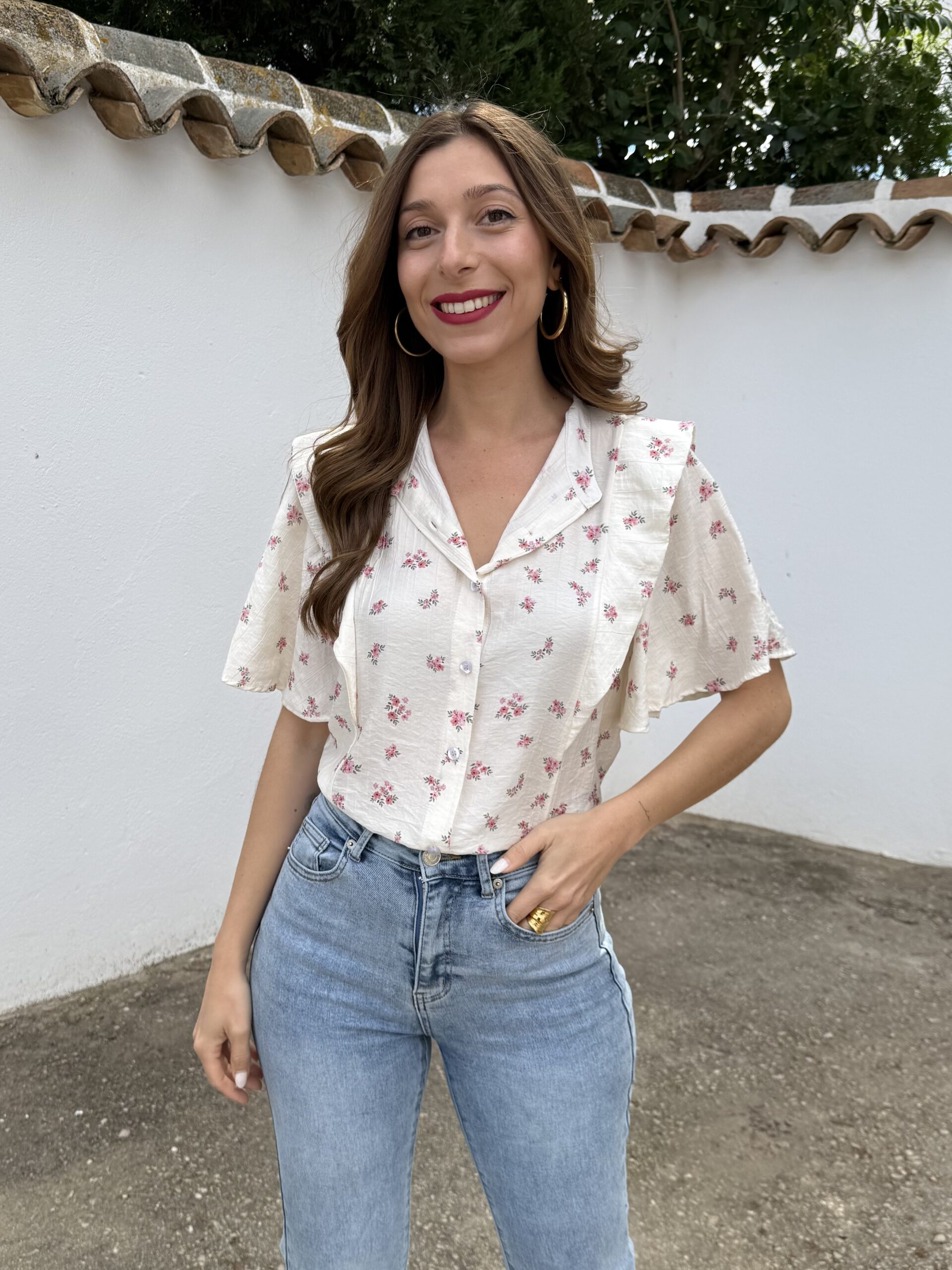 Camisa Coquette Flores - Imagen 3