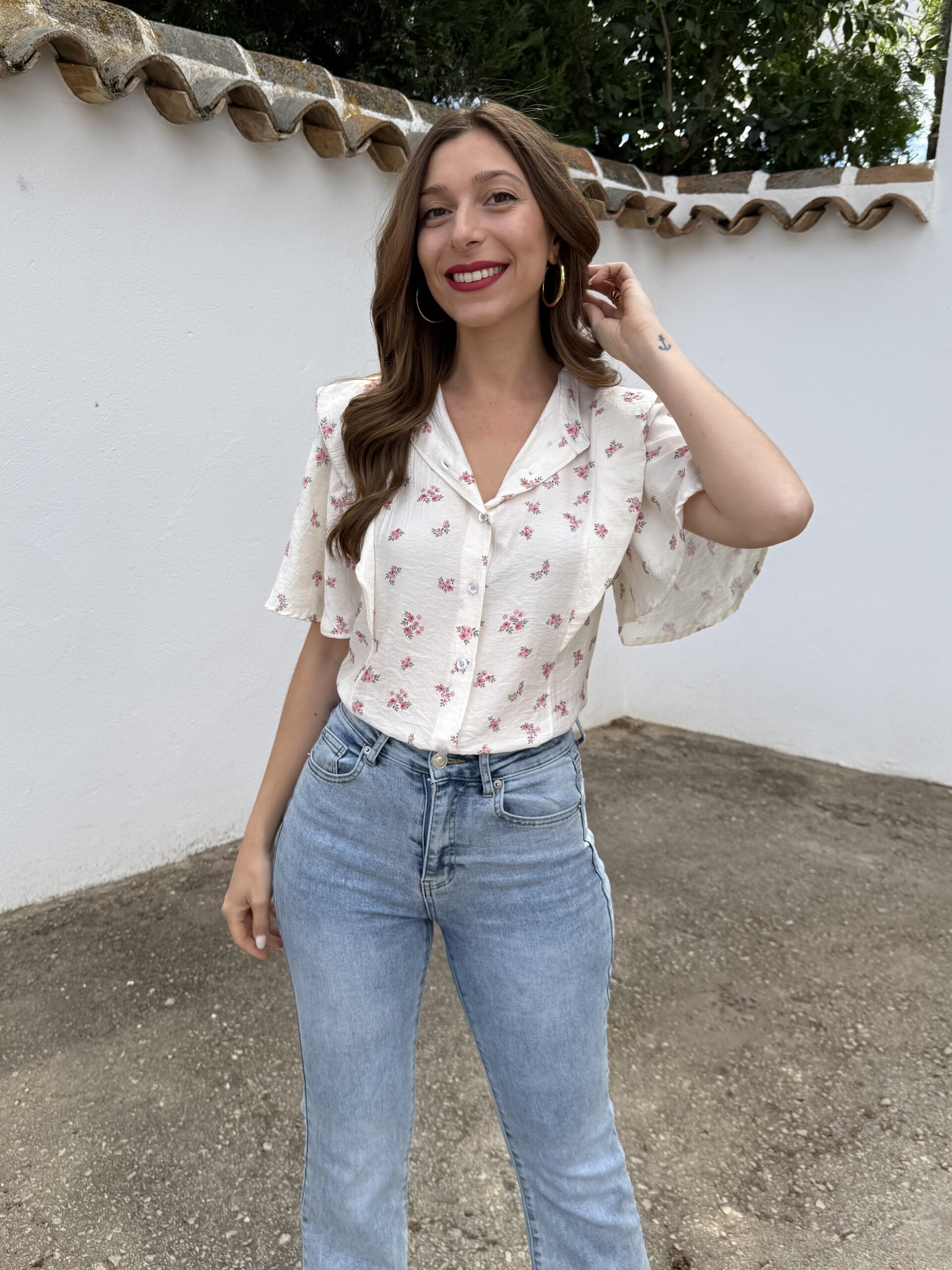 Camisa Coquette Flores - Imagen 4