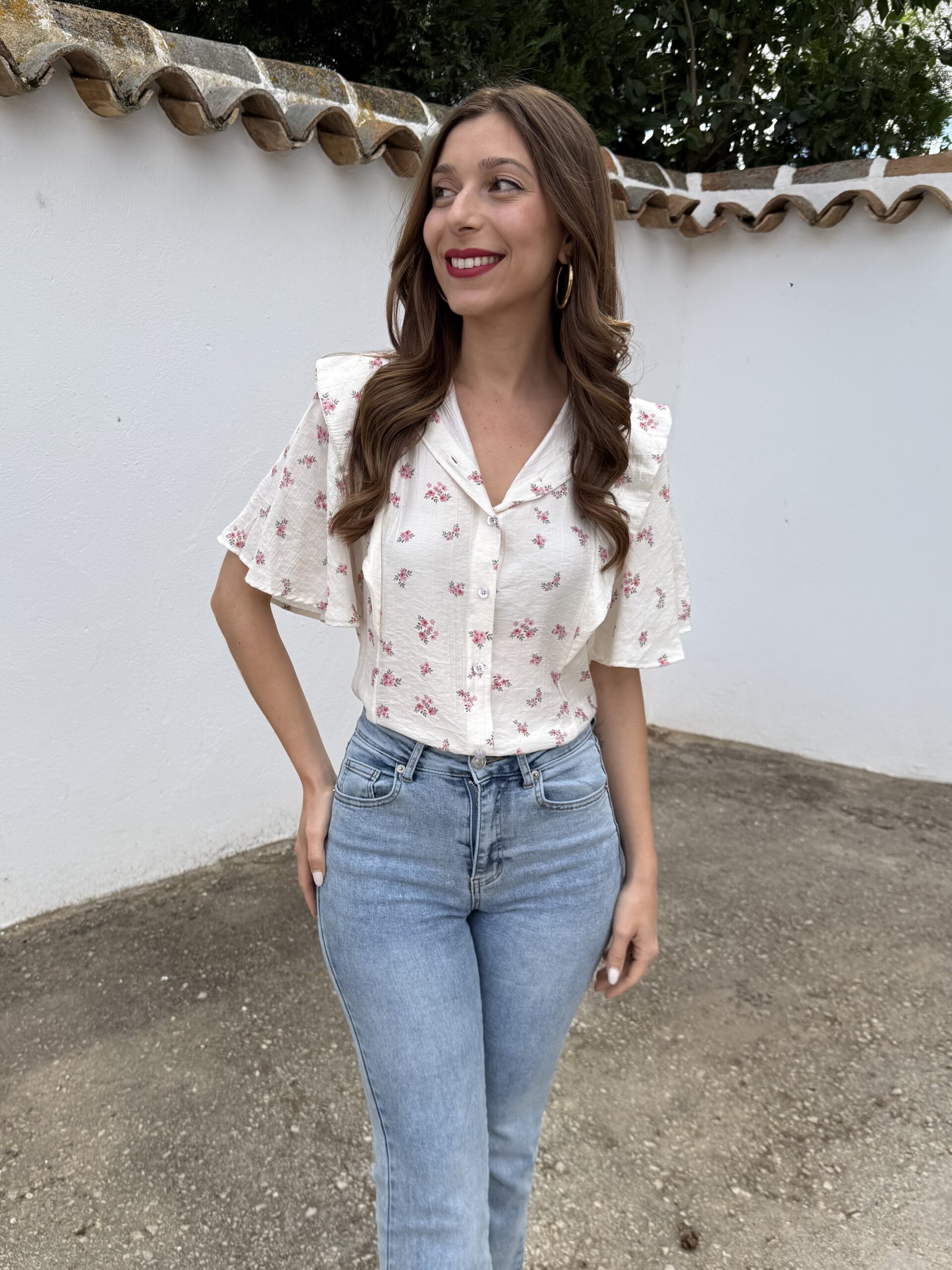 Camisa Coquette Flores - Imagen 2