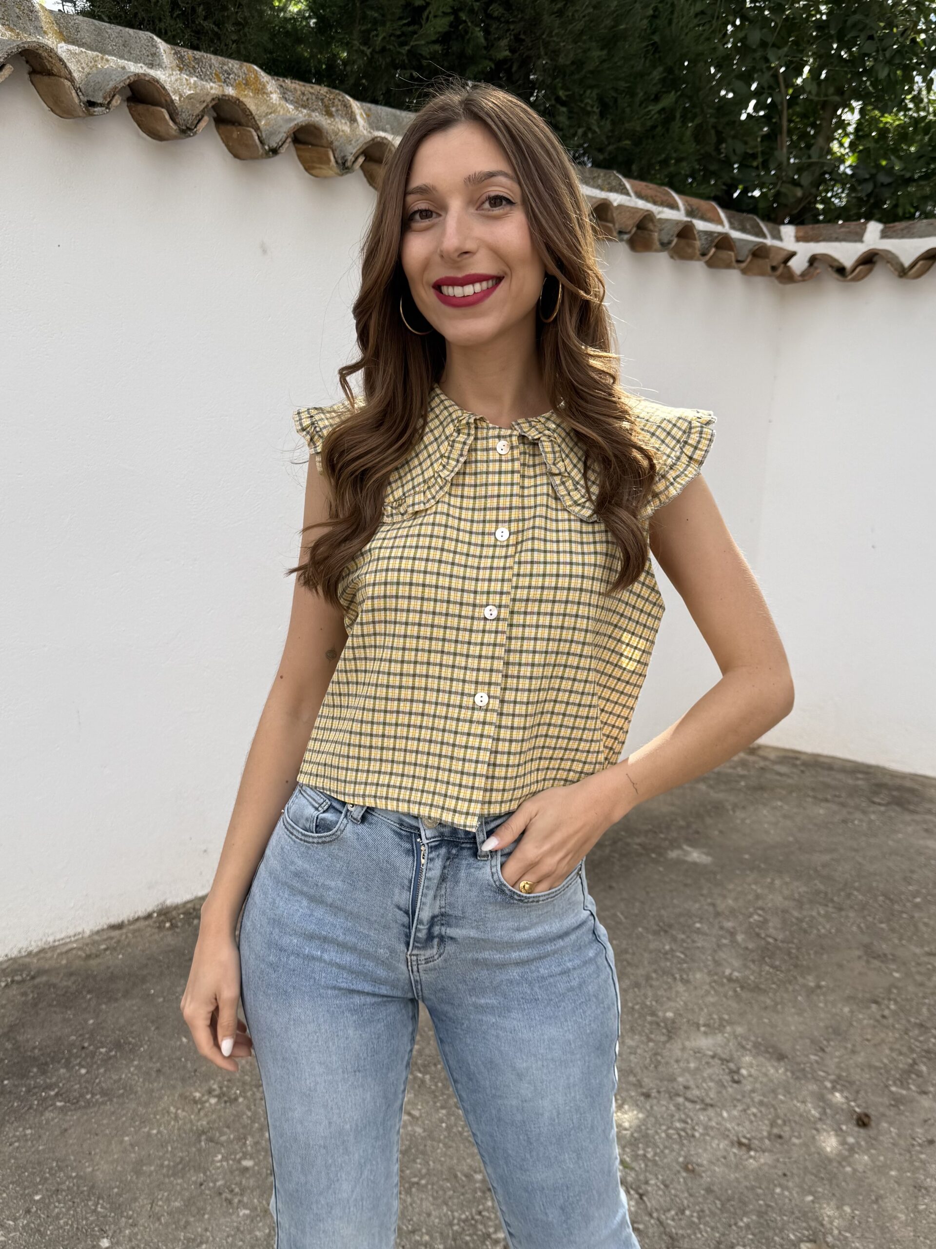 Chaleco Babydoll Mostaza - Imagen 5