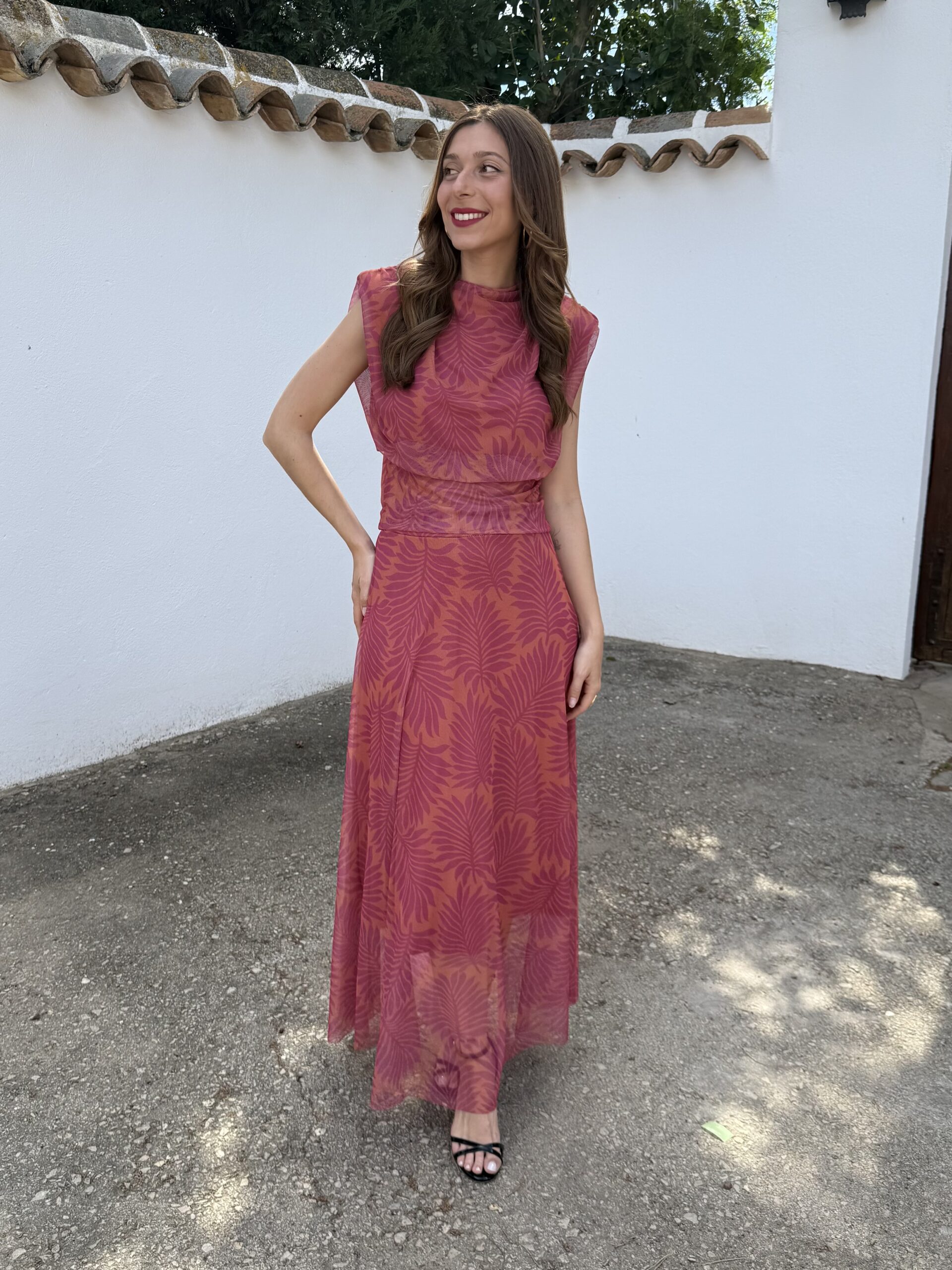 Conjunto Tul Palm Coral - Imagen 3