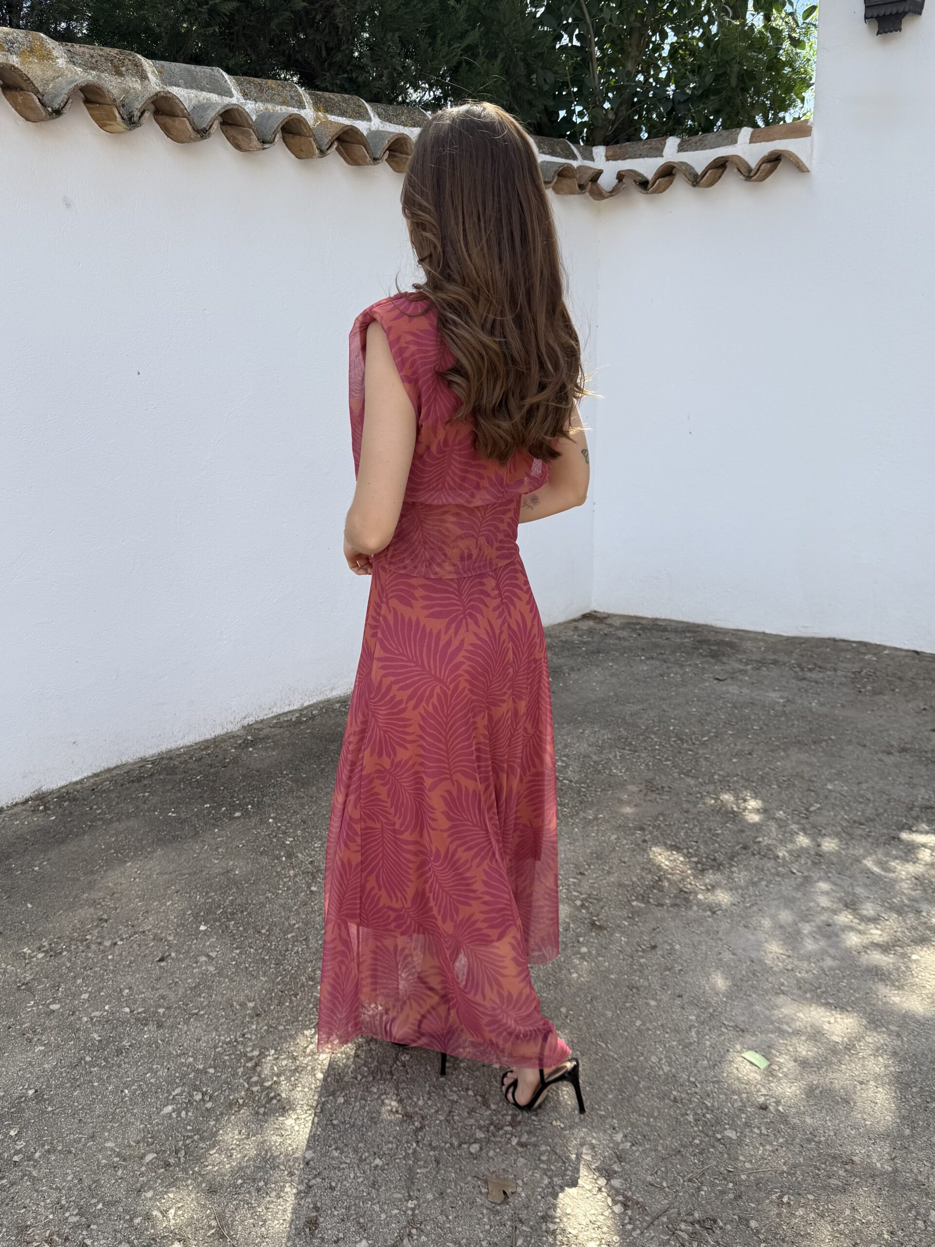 Conjunto Tul Palm Coral - Imagen 5