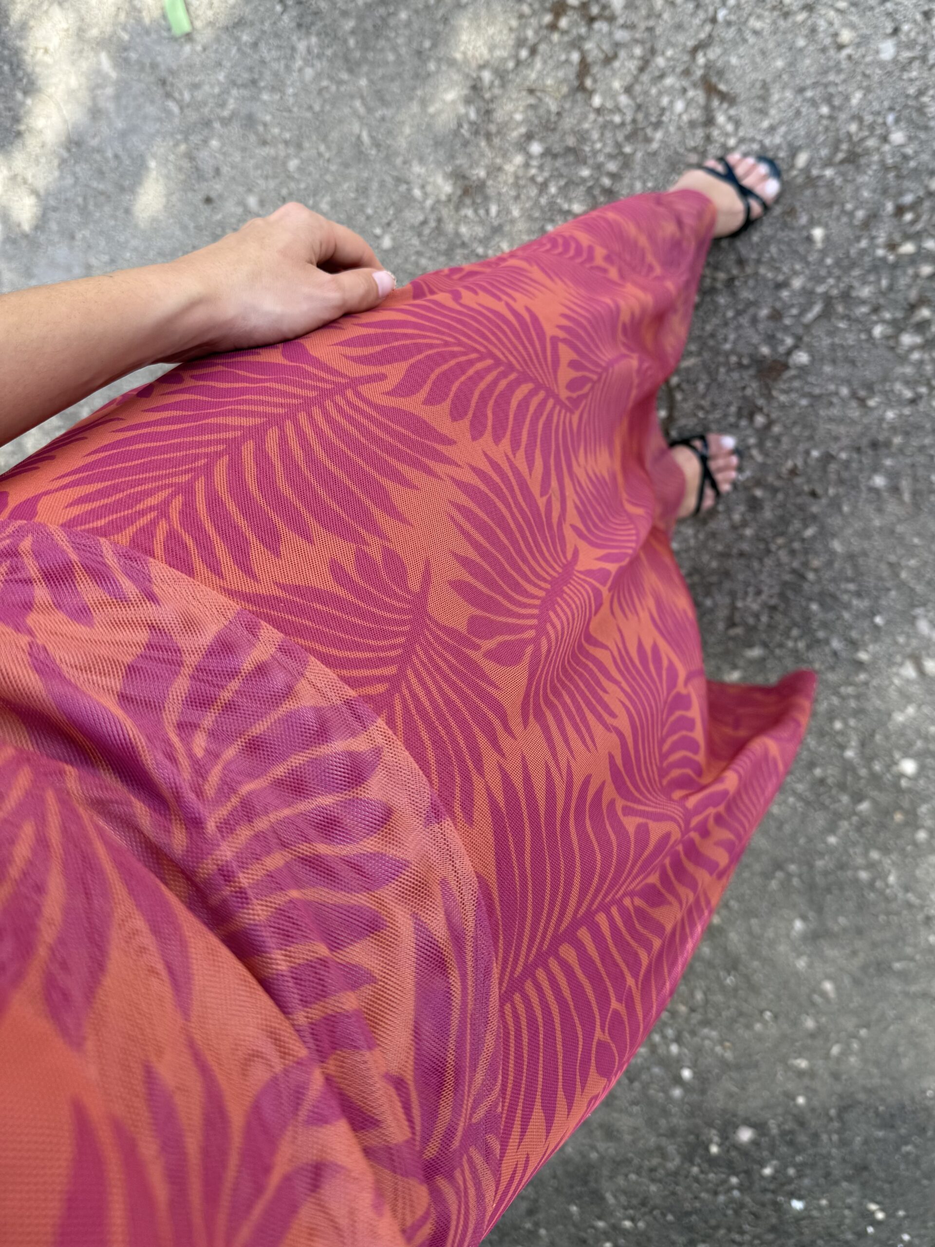 Conjunto Tul Palm Coral - Imagen 2