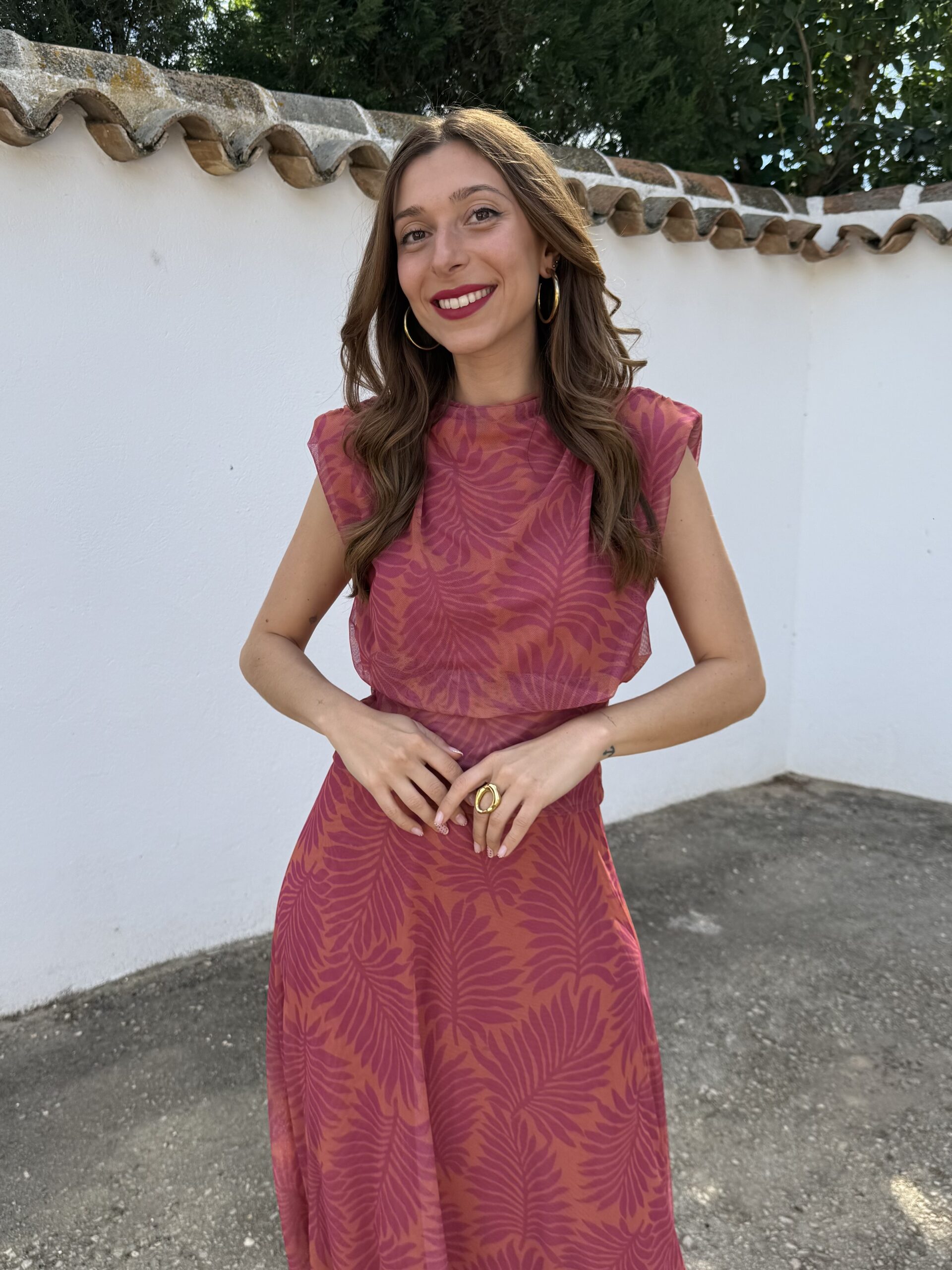 Conjunto Tul Palm Coral - Imagen 4