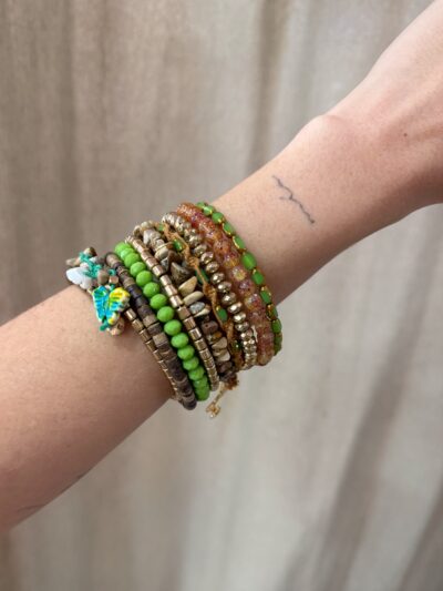 Pulsera Muelle Charm Verde