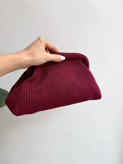 Bolso Tela Burdeos