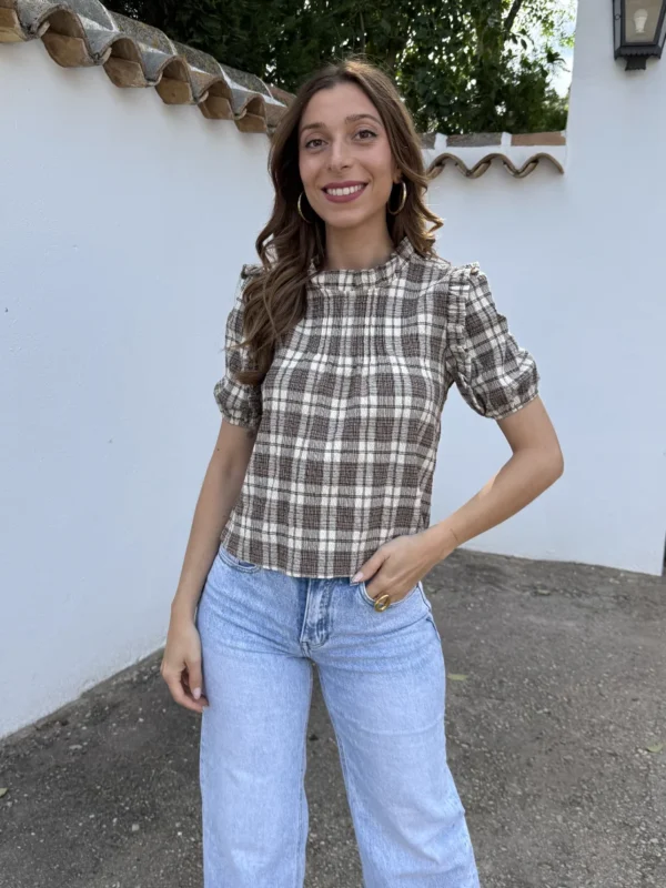 Camisa Campera Marrón - Talla única