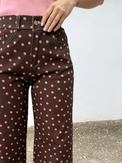 Pantalón Lunares Rosa