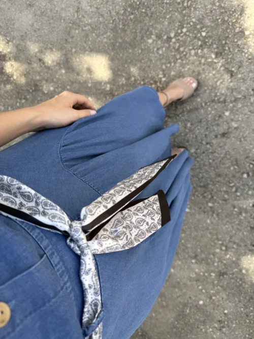 Falda Denim Pañuelo - Talla única