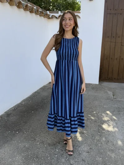 Vestido Duna Azul