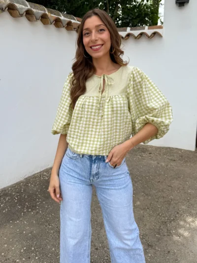 Blusa Vichy Sara Lima