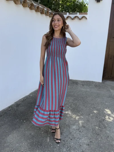 Vestido Duna Aguamarina