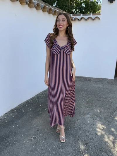 Vestido Viki Salmón