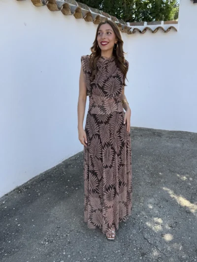 Conjunto Tul Palm Chocolate