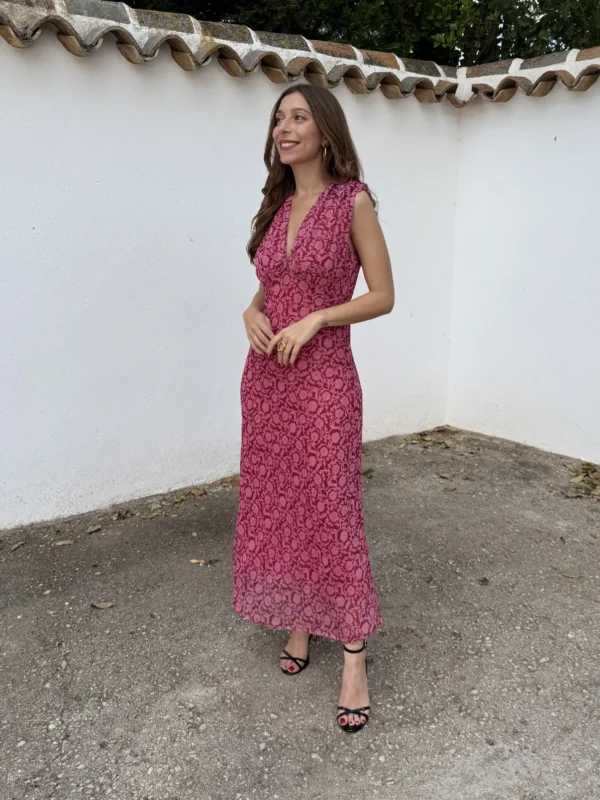 Vestido Nuria Rosa - Talla única