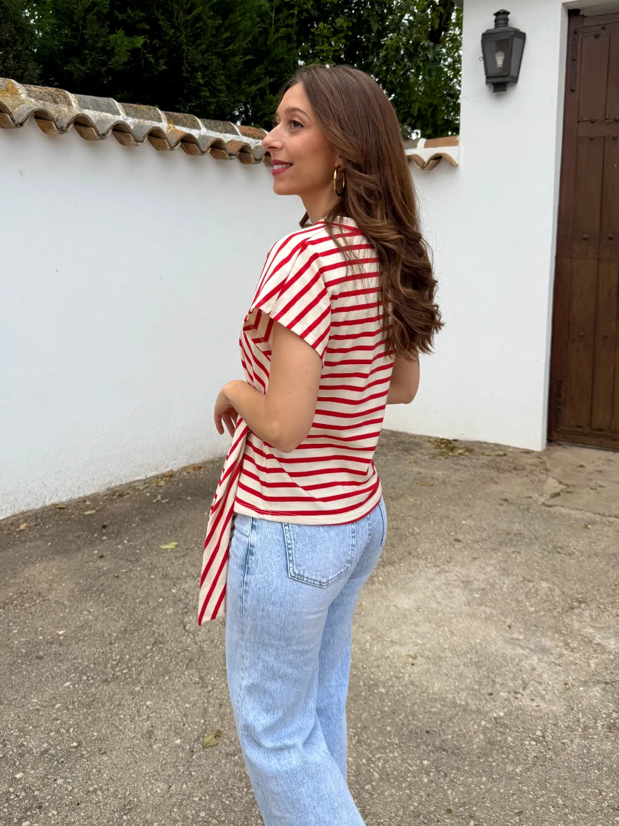 Camiseta Marbella Nudo Rojo - Imagen 3